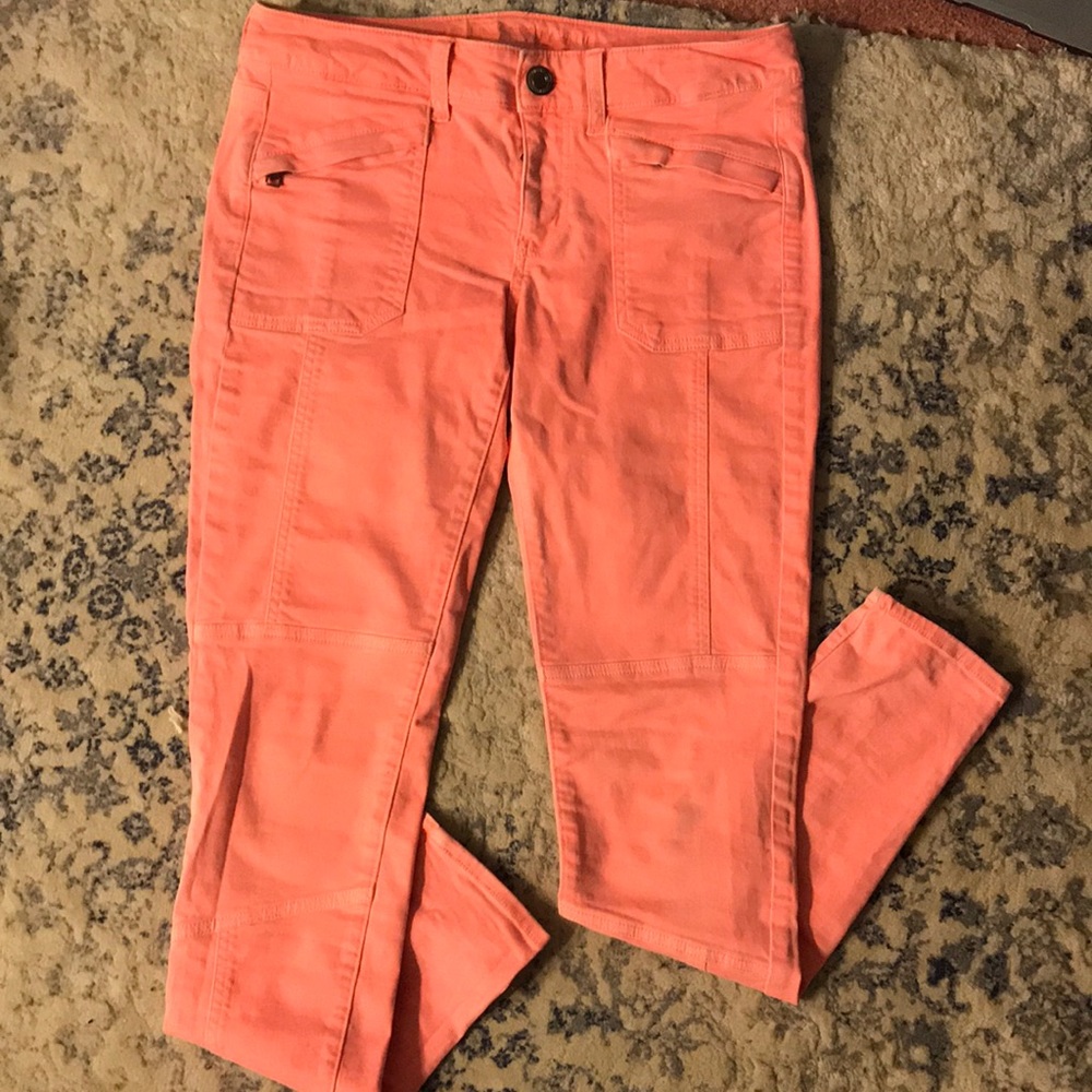 Peach jeans